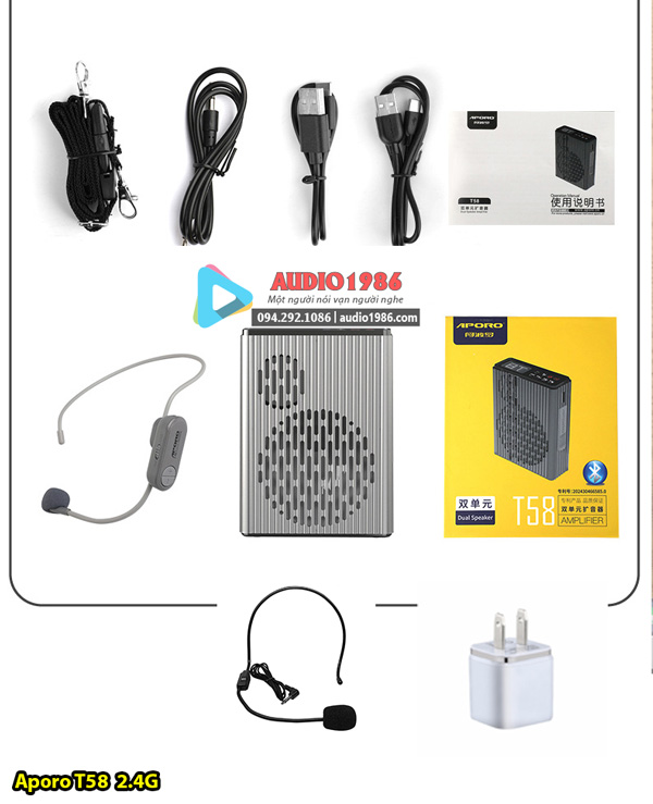 may-tro-giang-khong-day-aporo-t58-2-4g-cong-suat-lon-50w-pin-sieu-lau-11
