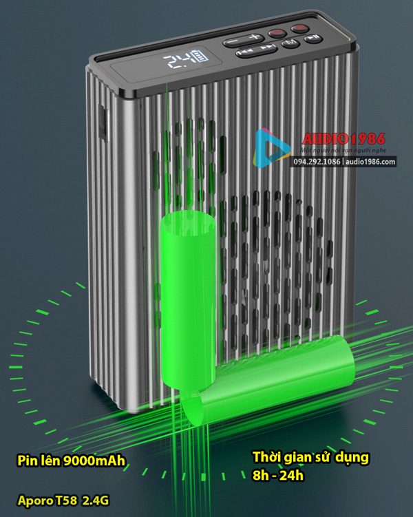 may-tro-giang-khong-day-aporo-t58-2-4g-cong-suat-lon-50w-pin-sieu-lau-7