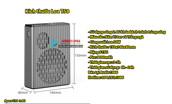 may-tro-giang-khong-day-aporo-t58-2-4g-cong-suat-lon-50w-pin-sieu-lau-8