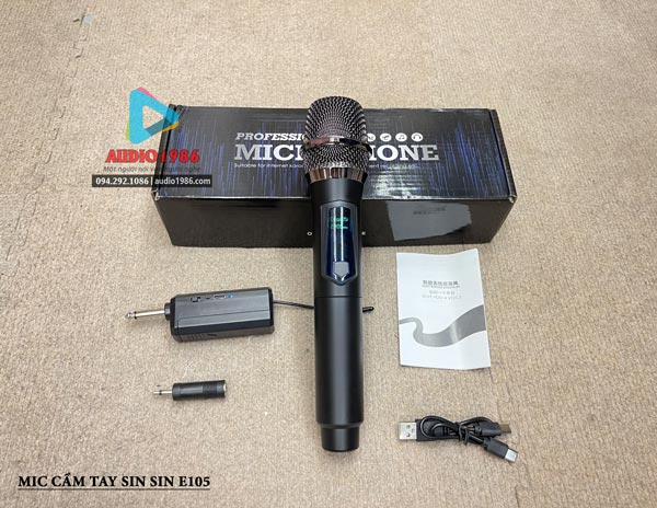 micro-khong-day-cam-tay-sin-sin-e105-2-4g-wireless-cho-amply-loa-keo-mixerloa-tro-gianghat-karaoke-2