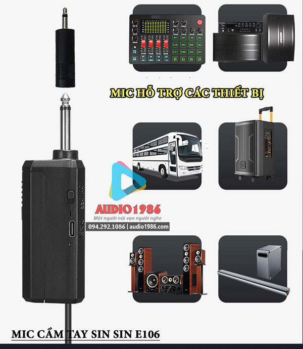 micro-khong-day-cam-tay-sin-sin-e106-2-4g-wireless-cho-amply-loa-keo-mixerloa-tro-giang-10