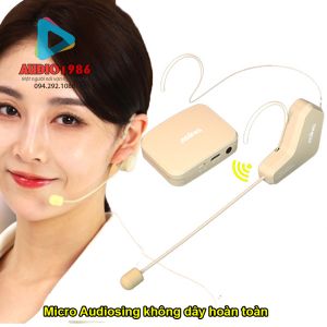 Micro Không Dây AUDIOSING WM03 2.4ghz ASING Màu Da Cao Cấp