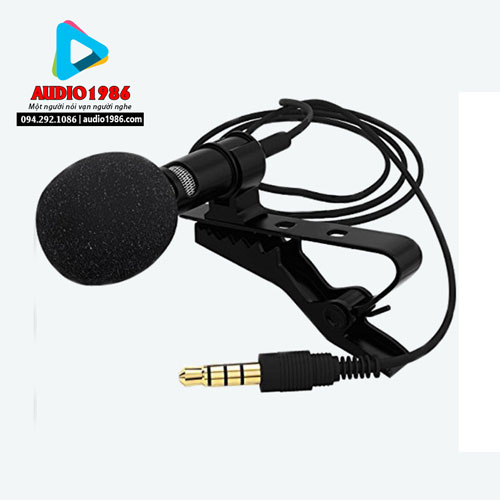Micro Đeo ve cài ve áo ghi âm, micro nhỏ hát karaoke cho điện thoai, Micro Livestream bán hàng