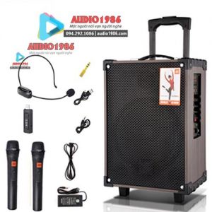 Loa xách tay di động JBZ-BHZ-1800 Kèm 2 micro cầm tay và 1 micro đeo tai