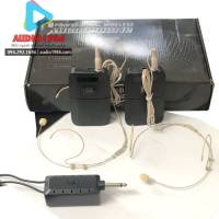 Micro không dây E8-J2 nói song song 2 micro hạt gạo màu da người