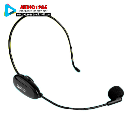 Micro không dây đeo tai Aporo 2.4G cho loa trợ giảng Aporo có sẵn
