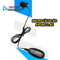 Micro không dây Cài Ve áo đeo ngực Aporo 2.4G cho loa trợ giảng Aporo có sẵn