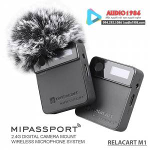 Micro Không Dây cài ve áo Relacart MIPASSPORT Mi1 2.4G Wireless Chính hãng