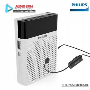 Máy trợ giảng không dây Philips SBM330 UHF Wireless Chính Hãng