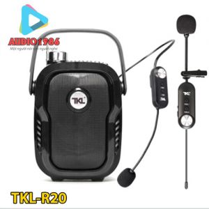 Máy trợ giảng TKL R20 UHF 1 micro cài ve áo 1 mic đeo tai không dây