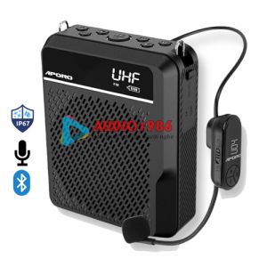 Máy trợ giảng không dây Aporo T28 UHF có chống nước IP67 công suất lớn