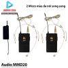 micro-khong-day-audio-mmd20-uhf-2-mic-hat-gao - ảnh nhỏ  1