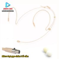 Micro hạt gạo có dây Màu da người Audio1986 HG-200 chân cắm 3 lỗ AGK Đa Hướng Micro Điện Dung Cho Sennheiser Cho bộ Không Dây