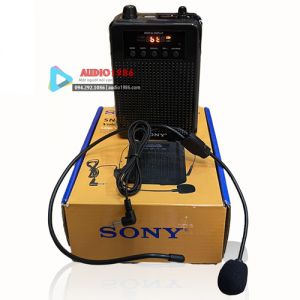 Máy trợ giảng sony sn899 mic có dây loa đeo người cho giáo viên hướng dẫn viên