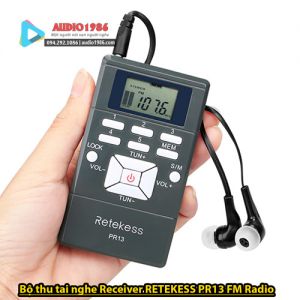 Bộ thu tai nghe Receiver RETEKESS FT11 PR13 FM Radio