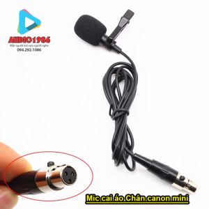 Mic cài ve áo VA01 chân canon min 3 lỗ