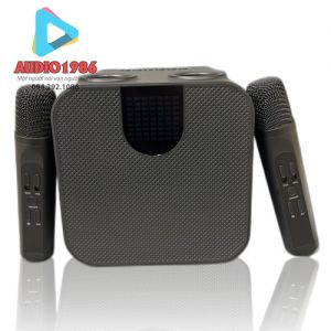 Loa trợ giảng Bluetooth SP 200 kèm 2 Micro cầm tay mini karaoke hay dạy học giảng dạy cho giáo viên