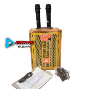 Loa xách tay JBZ audio J6 kèm 2 micro cầm tay giảng dạy và karaoke cho giáo viên