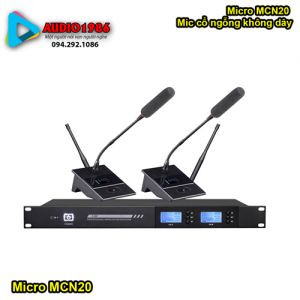 Micro cổ ngỗng Audio MCN20 Mic không dây chuyên nghiệp cho hội họp online (2 mic)