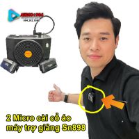 Máy trợ giảng SN-898 kèm 2 Micro cài ve áo mic không dây cho giáo viên