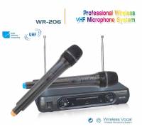 BOSE WR-206 bộ 2 micro không dây hát karaoke, cho loa trợ giảng, amply, hội trợ