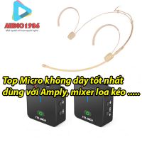 Top Micro không dây màu da người dành cho diễn giả thuyết trình chuyên nghiệp, sư tụng kinh, giáo viên giảng bài
