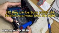 Hướng dẫn thay pin cho máy trợ giảng Sony SN890 và SN899