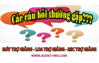 Top 5 câu hỏi thường gặp về máy trợ giảng - loa giảng dạy cho giáo viên, hướng dẫn viên thuyết trình