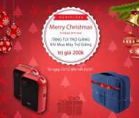 Mừng giáng sinh rinh túi đựng máy trợ giảng, loa trợ giảng