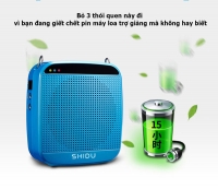 Bỏ 3 thói quen này đi vì bạn đang giết chết pin máy loa trợ giảng mà không hay biết