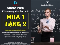 Mua 1 máy trợ giảng tặng 2 Phụ kiện
